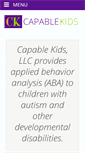 Mobile Screenshot of capablekidstoledo.com